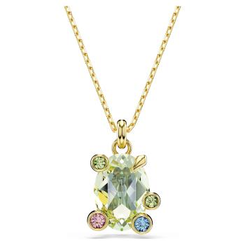 Swarovski Moderný pozlátený náhrdelník so Swarovski kryštálmi Gema 5705816