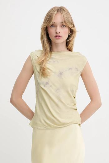Top Samsoe Samsoe SAVIRA béžová farba, vzorovaný, F25200099