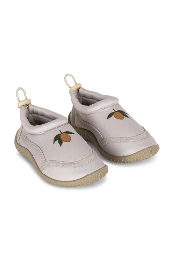 Detské topánky do vody Konges Sløjd SEA SWIM SHOES šedá farba, KS102715