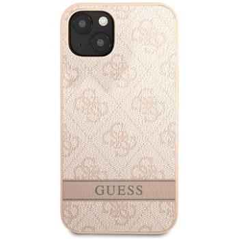 Guess PU 4G Stripe kryt na Apple iPhone 13 mini Pink (GUHCP13SP4SNP)