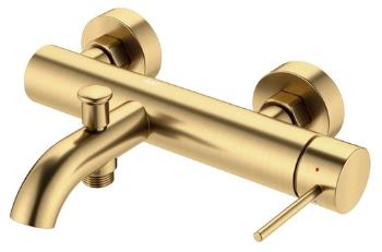 Vaňová batéria SAT Aurum bez sprchového setu 150 mm brúsená zlatá SATBAUR222BG