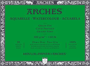 Arches Watercolour Cold Pressed Skicár 23 x 31 cm 300 g