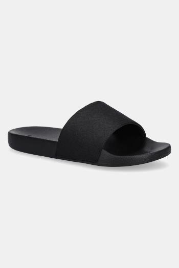 Šľapky Calvin Klein POOL SLIDE - JACQ čierna farba, HW0HW02420