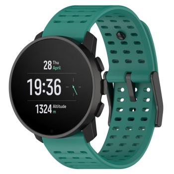 AIRY Silikónový remienok pre Suunto Race / Suunto Race S tmavozelený