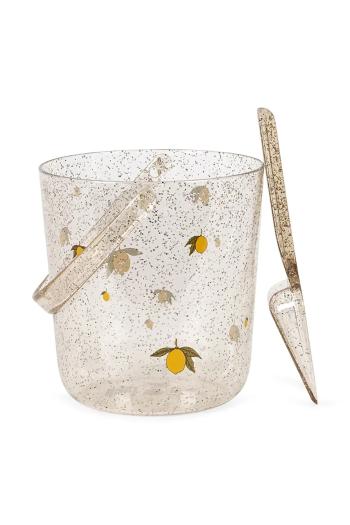 Set hračiek na pieskovisko Konges Sløjd GLITTER BUCKET AND SHOVEL PRINT KS104531