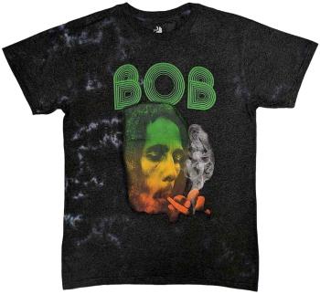 Bob Marley Tričko Smoke Gradient Unisex Dip-Dye on Grey S