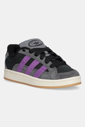 Nubukové tenisky adidas Originals Campus 00S Beta W dámske, šedá farba, JH5608