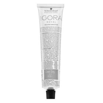 Schwarzkopf Professional Igora Royal SilverWhite Permanent White Refining Color Creme profesionálna permanentná farba na vlasy pre platinovo blond a š