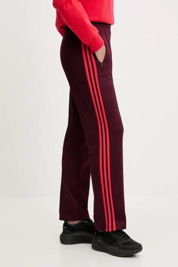 Tepláky adidas Originals GRFX Trackpants bordová farba, vzorované, JW6058