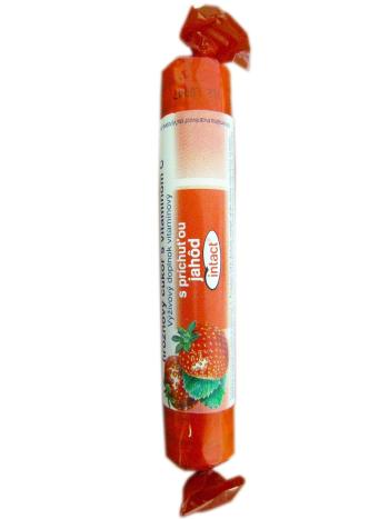 INTACT Hroznový cukor vitamínC jahoda 40 g