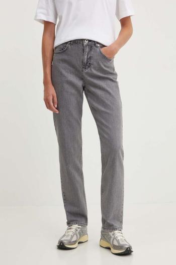 Rifle Karl Lagerfeld Jeans dámske, šedá farba, 245J1103