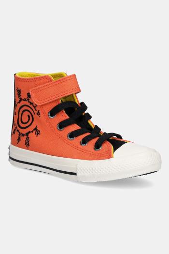 Detské tenisky Converse CTAS 1V HI X NARUTO oranžová farba, A14840C