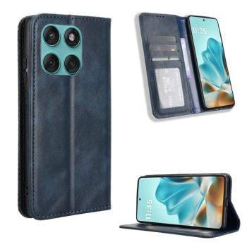 BUSINESS Peňaženkový kryt pre Motorola Edge 60 Fusion modrý