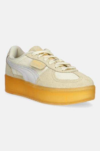 Tenisky Puma Palermo Elevata Xtra Wns béžová farba, 401285