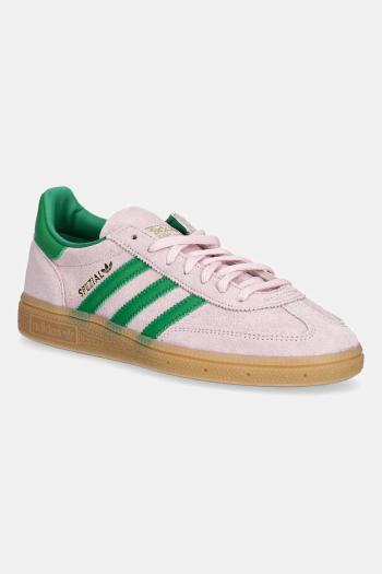 Semišové tenisky adidas Originals Handball Spezial ružová farba, JR7347