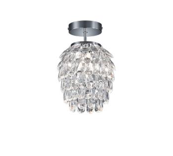 Stropné osvetlenie Reality Petty chróm R60451006