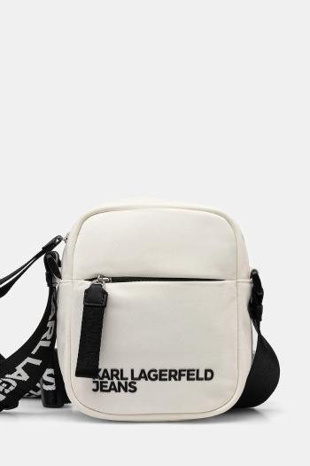 Malá taška Karl Lagerfeld Jeans biela farba, A1M30337