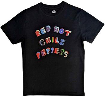 Red Hot Chili Peppers Tričko Colourful Letters Unisex Black XL