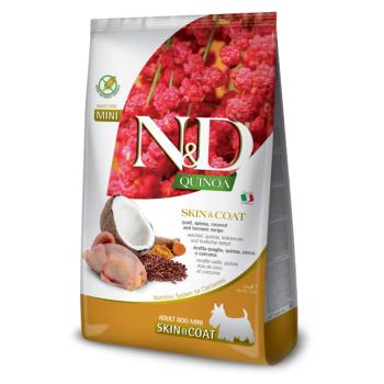 N&D Quinoa Skin & Coat Quail & Coconut Mini pre malé plemená psov 2,5 kg