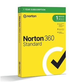 Norton 360 Standard 10GB, 1 používateľ, 1 zariadenie, 12 mesiacov (elektronická licencia) (21405801) + ZDARMA Inštalácia na diaľku Alza služby - online instalace