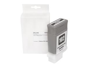 Renovovaná atramentová náplň 0895B001, PFI102BK, 130ml listov pre tlačiarne Canon (BULK), čierna
