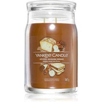 Yankee Candle Spiced Banana Bread vonná sviečka Signature 567 g