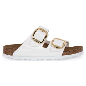 Birkenstock  ARIZONA WHITE PATENT BIG BUCK CAL S  Šľapky Biela