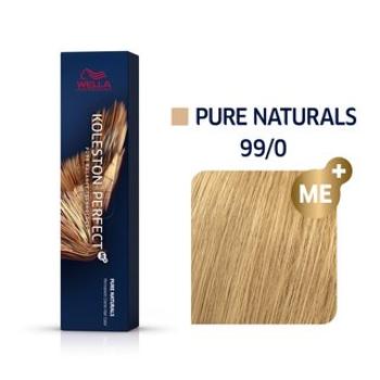 Wella Professionals Koleston Perfect Me+ Pure Naturals profesionálna permanentná farba na vlasy 99/0 60 ml