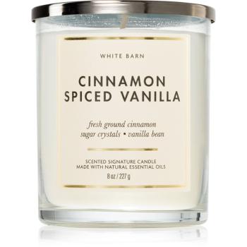 Bath & Body Works Cinnamon Spiced Vanilla vonná sviečka 227 g