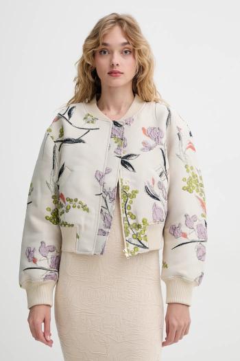 Bunda Stine Goya béžová farba, prechodná, SG-SS25-J028-2269