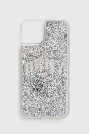 Puzdro na mobil Dkny iPhone 14 / 15 / 13 6.1" čierna farba, DKHCP14SLBNAEK,