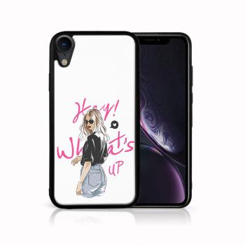 MY ART Ochranný obal Apple iPhone XR WHATSUP (132)