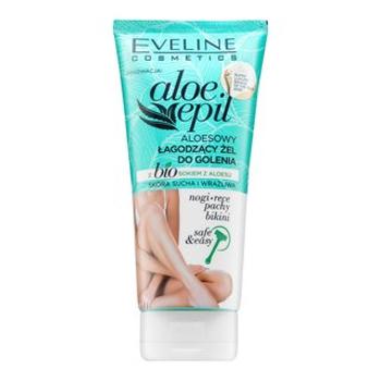 Eveline Aloe Epil Soothing Shaving Gel Aloe Vera gél na holenie s hydratačným účinkom 175 ml