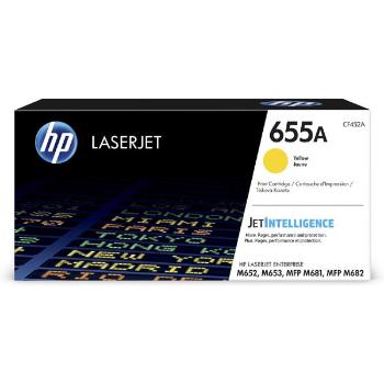 HP 655A CF452A žltý (yellow) originálny toner