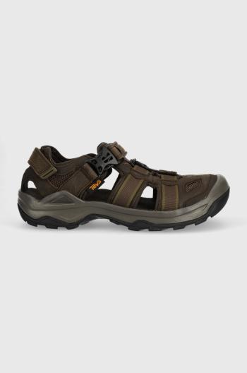 Sandále Teva Sandały Teva Omnium 2 Leather 1019179 TKCF pánske, čierna farba
