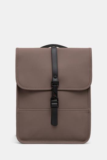 Ruksak Rains Backpack Micro W3 hnedá farba, veľký, jednofarebný, 13010.110