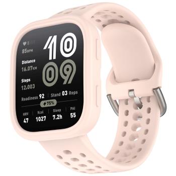 PROTEMIO COVER SET Remienok + obal na hodinky Amazfit Bip 6 svetloružový