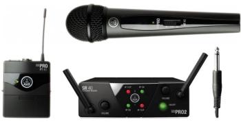 AKG WMS40 Mini2 Vocal/Instrumental Dual Bezdrôtový systém US45A: 660.7MHz + US45C: 662.3MHz