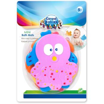 Canpol babies Bath Mini protišmyková podložka do vane mini 5 ks