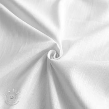 Viskóza s ľanom PREMIUM white