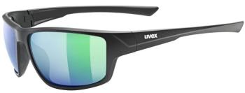 UVEX Sportstyle 230 Black Matt/Mirror Green Športové okuliare