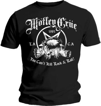 Motley Crue Ing You Can't Kill Rock & Roll Unisex Black S