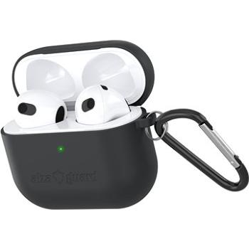 AlzaGuard Skinny Silicone Case na Airpods 2021 čierne (AGD-ACSS3B)