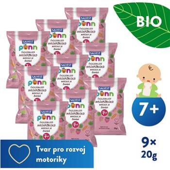 SALVEST Ponn BIO Jahodové chrumky (9× 20 g) (4740073076651)