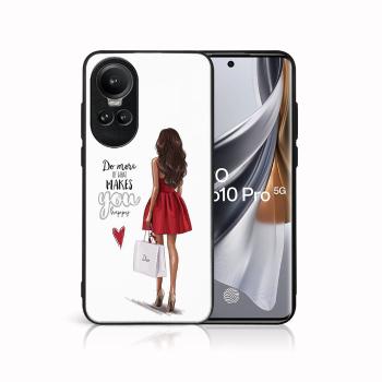 MY ART Ochranný kryt pre Oppo Reno10 5G / Reno 10 Pro 5G RED DRESS (137)