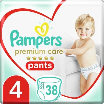 Pampers Premium Care Pants 4 MAXI 9-15 kg Value Pack 38 ks,PAMPERS Premium Care Pants Nohavičky plienkové jednorazové 4 (9-15 kg) 38 ks