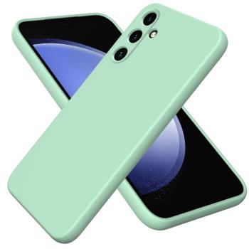 RUBBER Ochranný kryt pre Samsung Galaxy A55 5G zelený