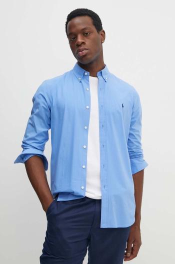 Košeľa Polo Ralph Lauren pánska, slim, s golierom button-down, 710929348