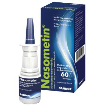 Nasometin 50 mikrogramov/dávku aer.nau. 1x10 g/60 dávok