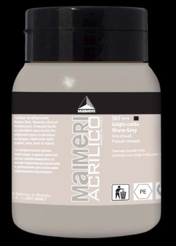 MAIMERI ACRILICO - Akrylové farby 507 - warm grey, 0,5 L